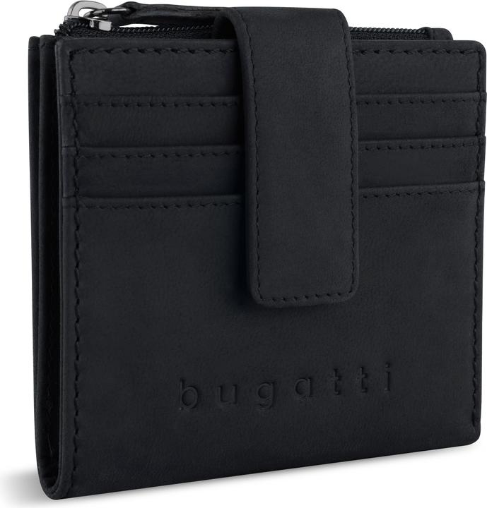 Actual product image Bugatti Luca leather wallet 10 cm