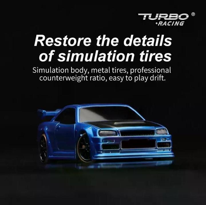 Produktbild Turbo Racing Micro Drift C64 (RTR Ready-to-Run)