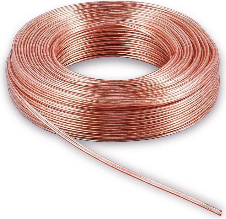 Produktbild Shiverpeaks S/CONN maximum connectivity Lautsprecherkabel 2,5mm² 50x0,25 CCA transparent 50m (50 m, 2.50 mm²)