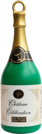 Magni 11779 - Ballon poids bouteille de champagne, 226 g, hauteur env. 13 cm, ballon feuille, ballon