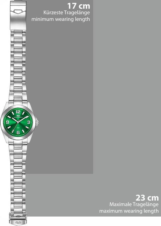 Actual product image Ladies Quartz Watch Majestia Stainless Steel Silver - 32438 (Analogue wristwatch, 37.50 mm)