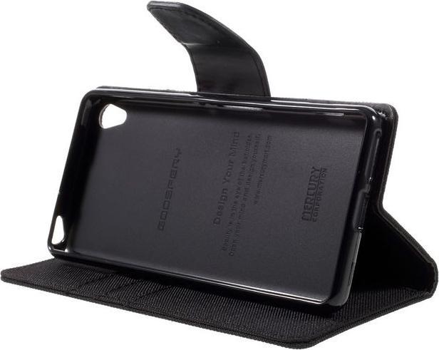 Actual product image Goospery Canvas Diary Series (Sony Xperia XA)