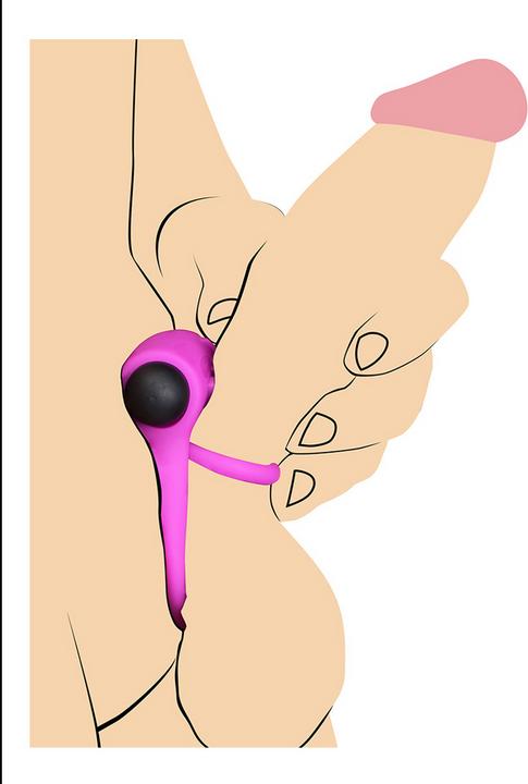 Immagine prodotto XR Brands Silicone Cock Ring & Bullet with Remote Control (7.70 cm)