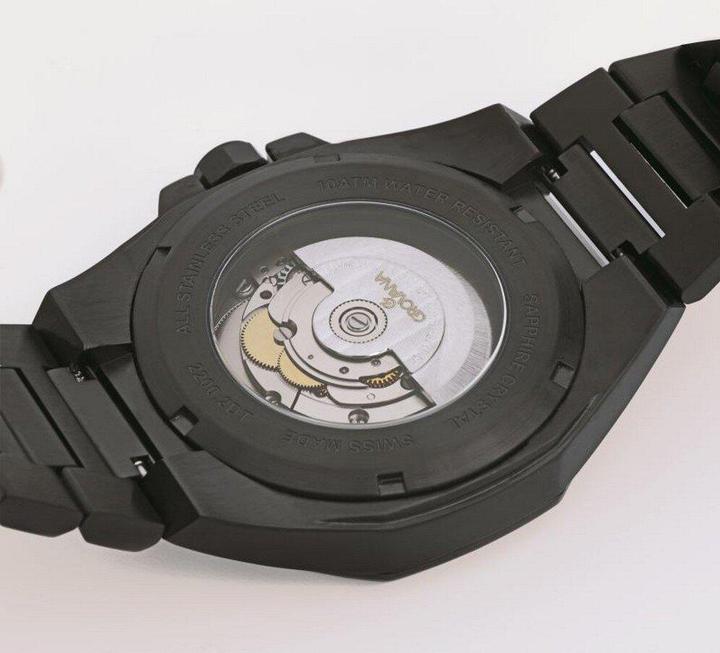 Immagine prodotto Grovana Collezione Sea Cliff - Orologio automatico, made in Switzerland (Fatto in Svizzera)