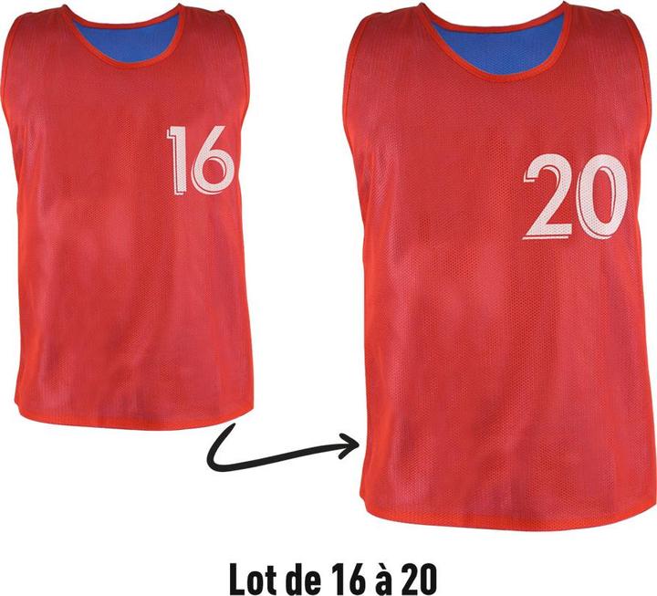 Produktbild Sporti Umkehrbare Chasubeln mit Nummern (Nr. 16 bis 20)