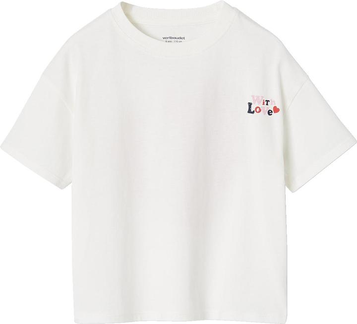 Vertbaudet Bedrucktes Mädchen T-Shirt, leichte Oversized-Form