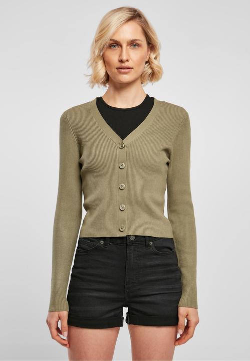 Image du produit Urban Classics Ladies Short Rib Knit Cardigan - 16980 (XXL)