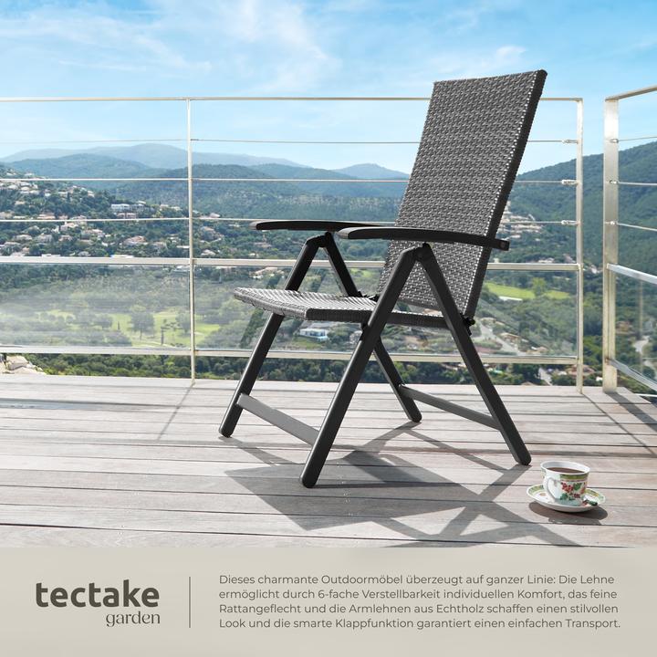 Image du produit tectake Fauteuil de jardin pliable MELBOURNE