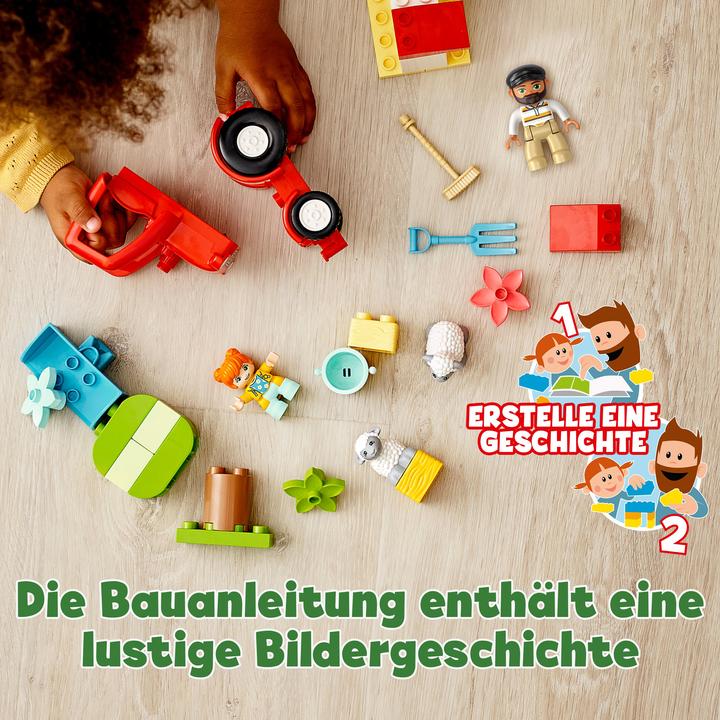Actual product image LEGO Tractor and animal care (10950)