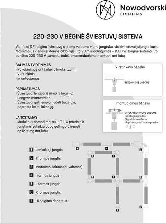 Produktbild Nowodvorski Verbinder für Unterputzschiene 8968