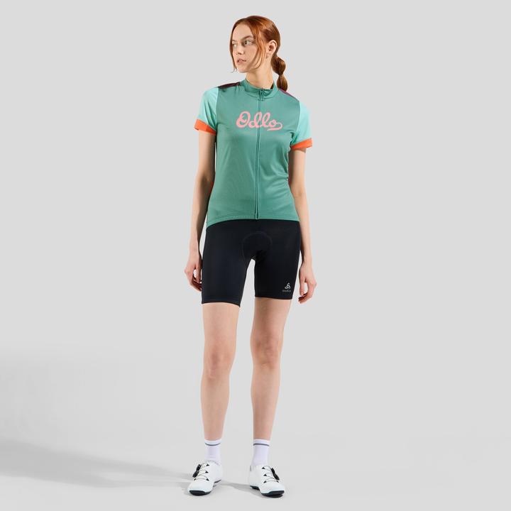 Actual product image Odlo T-shirt s/u collar s/s full zip ESSENTIAL PRINT (XL)