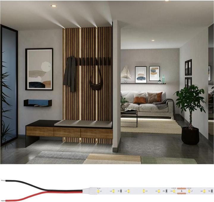 Immagine prodotto Paulmann Pro Strip Silver P25 (Bianco neutro, 500 cm, Interno)