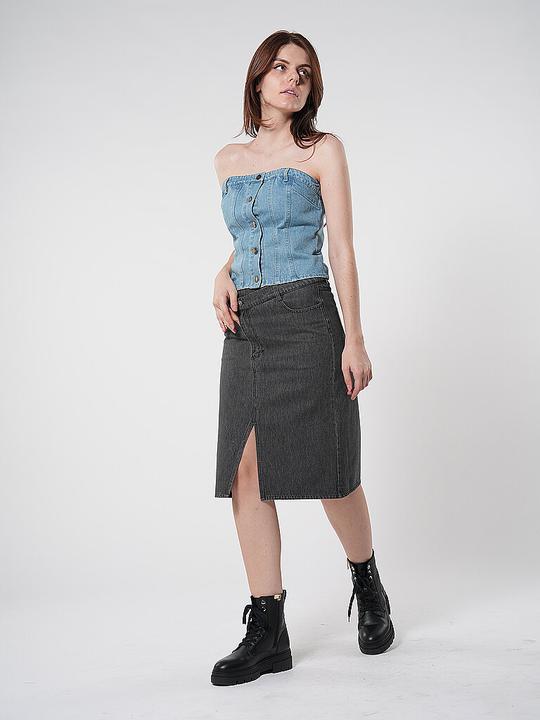 Produktbild Designers Remix Jeansrock Midi MILES (42)