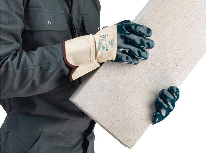 Produktbild Ansell Handschuhe ActivArmr® Hycron® 27-607 Grösse 10 weiss/blau EN 388 PSA-Kategorie II (10)