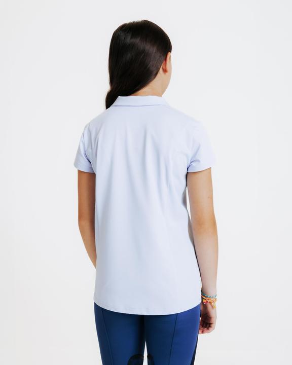 Actual product image Fouganza Reit-Poloshirt Club kurzarm lila (12, 13, 14)