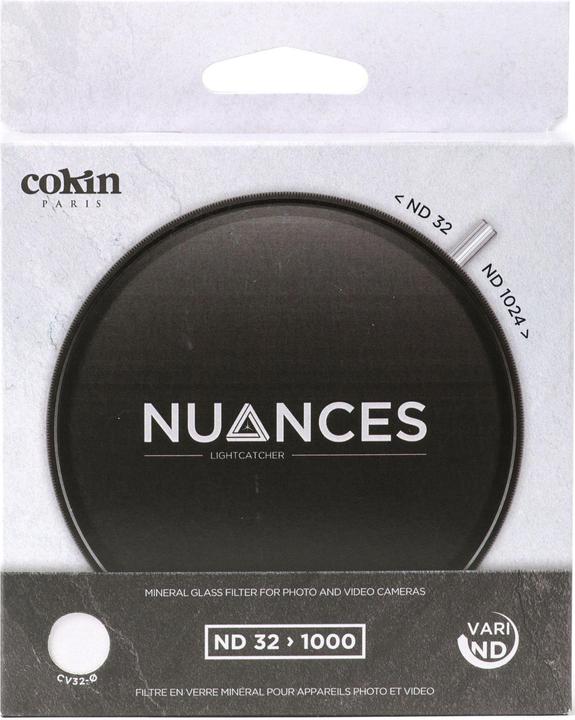 Cokin Nuances Variofiltre ND-X 32-1000 62mm (Filtre dégradé gris, 62 mm)