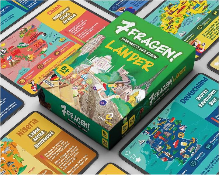 Actual product image Zenagame 7 questions! Countries (German)
