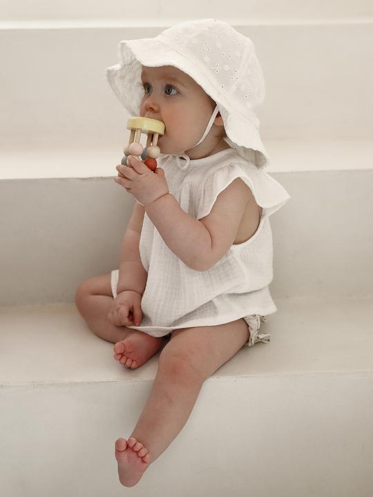 Immagine prodotto Vertbaudet Cappello da sole per bambina con ricamo a occhiello (W44/L47)