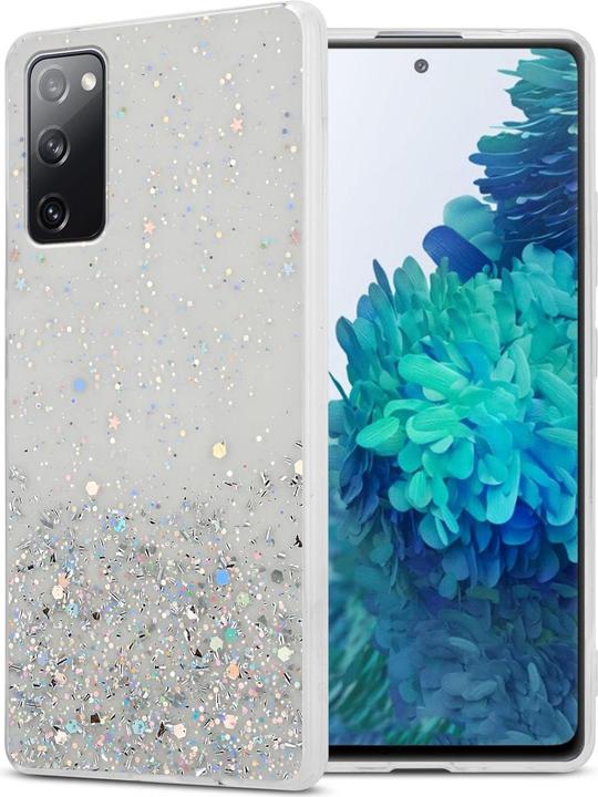 Transparent mit Glitter