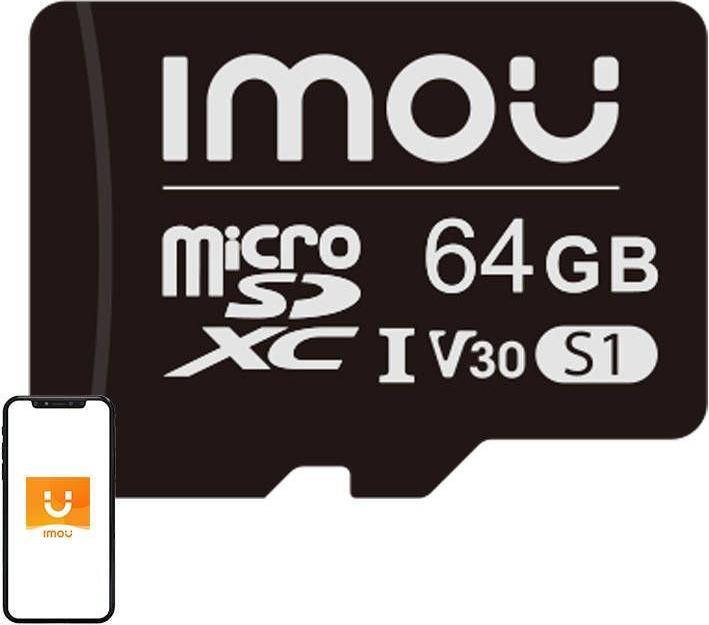 Produktbild Imou Memory card microSD (UHS-I, SDXC, 10/U3/V30, 95/38) (64 GB, microSDXC, U3, UHS-I)