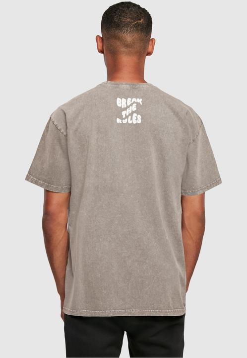 Image du produit Merchcode Break The Rules Acid Washed Heavy Oversized Tee - 113673 (L)