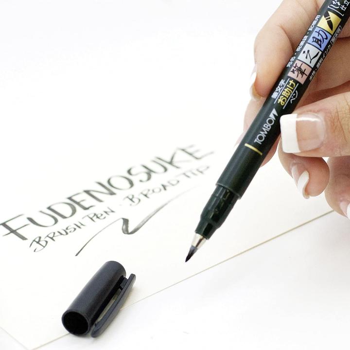 Immagine prodotto Tombow Penna calligrafica WS-BH / BS (Nero, 2 x)