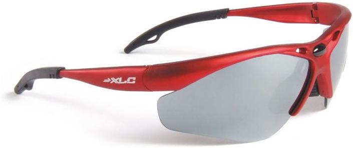 Produktbild XLC Lunettes TAHITI Rouge (Soft-Flex-Rahmen, Verspiegeltes Glas)