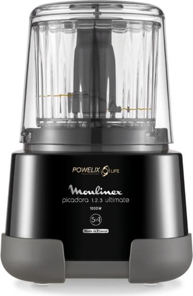 Moulinex DP8108 zwarte elektrische hakmolen 0,55L | voedsel versnijder (1000 W)