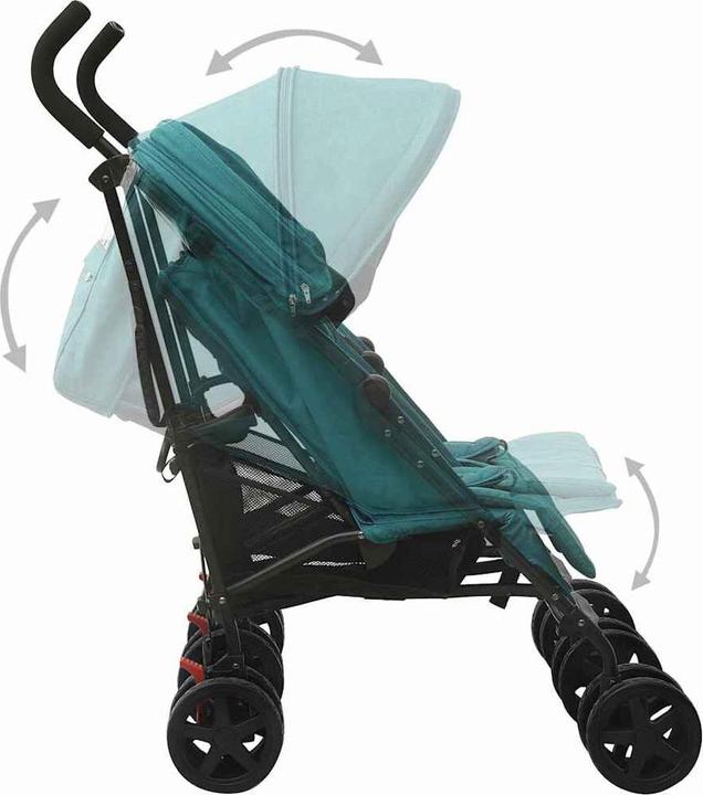Image du produit VidaXL Geschwisterwagen