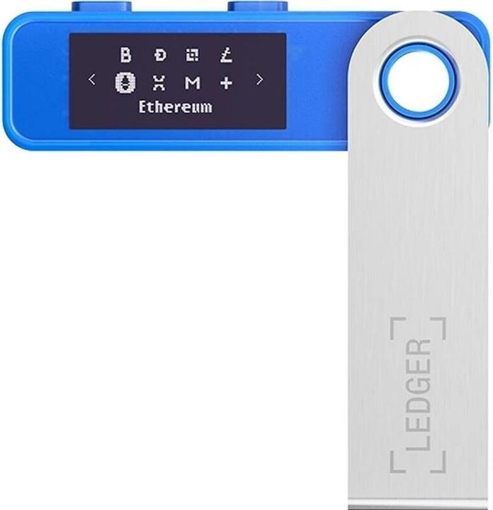 Produktbild Ledger Nano S Plus - Blau (Bitcoin, Ethereum Classic, Expanse, Dogecoin, Dash, Litecoin, Decred)