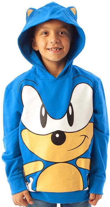 Actual product image Sonic The Hedgehog Boys hoodie (134)