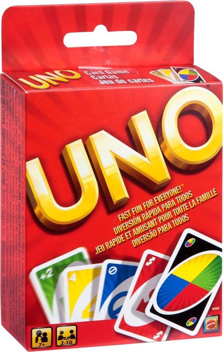 Actual product image Mattel Games UNO card game (English)