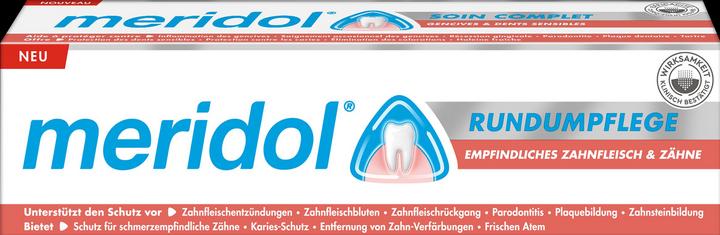 Actual product image Meridol Toothbrush Round Plunger.