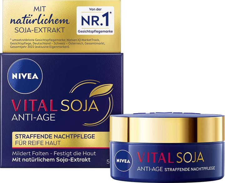 Image du produit NIVEA Crème de nuit anti-âge Vital Soja (50 ml, Crème de nuit)