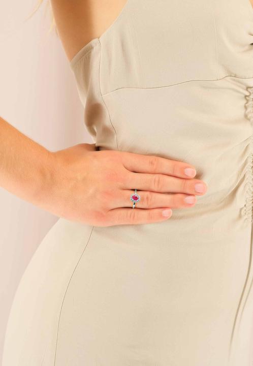 Actual product image Muau Ring (56, 950 Platinum)