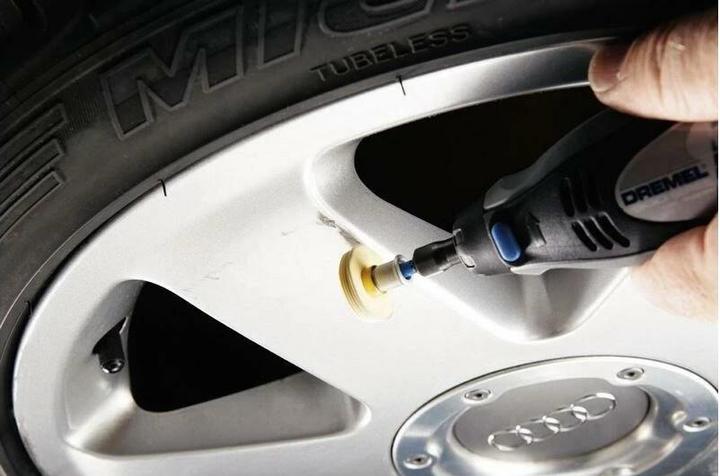 Actual product image Dremel Textile polishing wheel