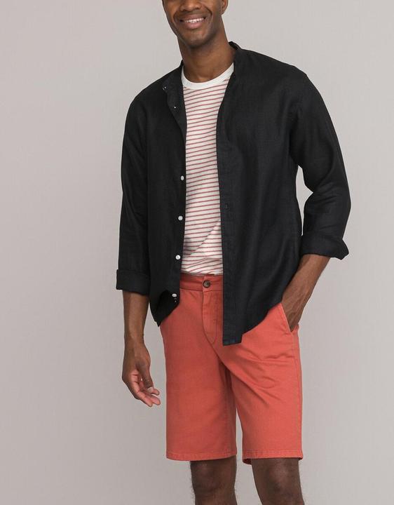 Produktbild La Redoute Collections Langärmeliges Hemd mit Stehkragen (XL)