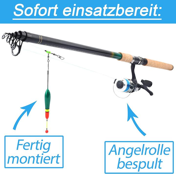 Actual product image Q-Tac Fishing set carp (Telescope, Fishing set, 300 cm)