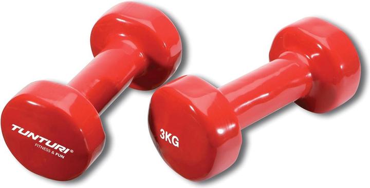Immagine prodotto Tunturi Vinyl Kurzhanteln (2 x 3 kg)