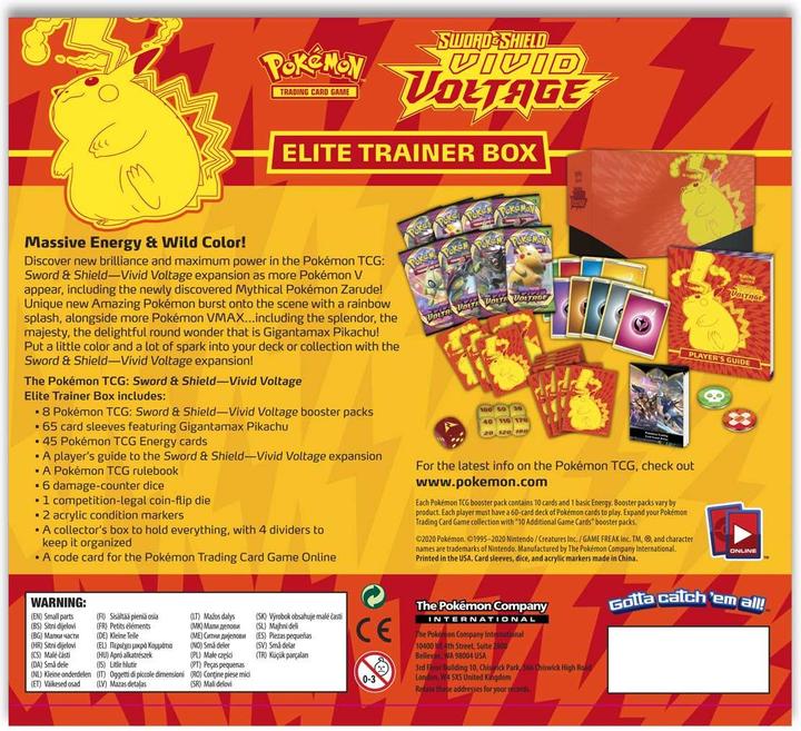 Immagine prodotto Pokémon Vivid Voltage (Inglese, Elite / Top Trainer Box)