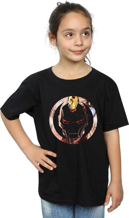 Immagine prodotto Iron Man Montage Symbol Maglietta Ragazze (152, 158)