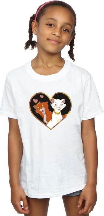 Immagine prodotto Disney The Aristocats Heart Maglietta Ragazze (140, 146)
