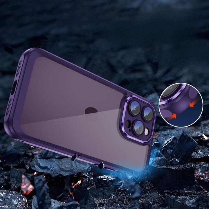 Produktbild Cover-Discount iPhone 15 Pro Max - Hülle mit Kameraschutz violett (Apple iPhone 15 Pro Max)