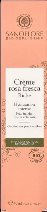 Image du produit Sanoflore Crème rose fresca (40 ml, Crème de nuit)