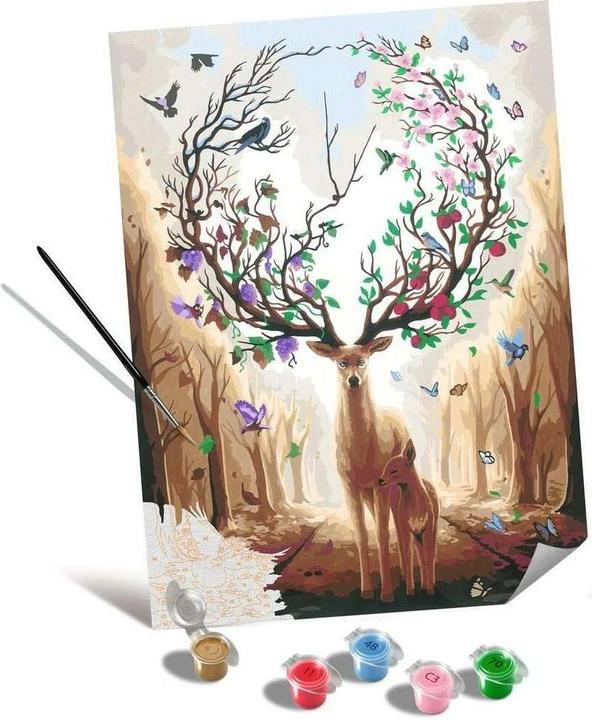 Immagine prodotto Ravensburger CreArt - Pittura per numeri 23910 - Magnifico incontro - da 12 anni - Pittura su carta