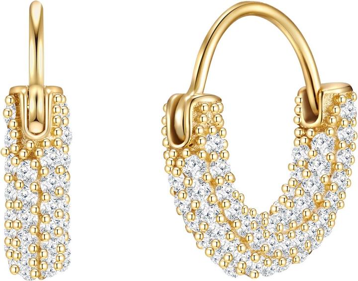 Glanzstücke München Damen Sterling Silber Zirkonia gelbgold - 28993 (Sterling Silber)