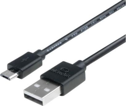Actual product image micro:bit Official micro-USB to USB cable - BLACK (0.30 m)