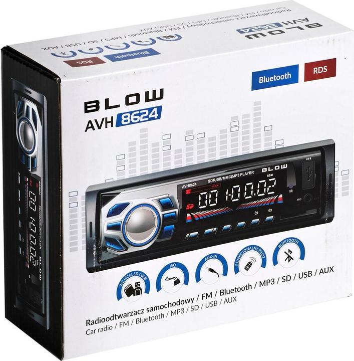 Image du produit Blow 78-269 Radio AVH-8624 MP3