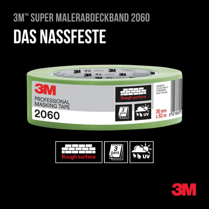 Actual product image Scotch Masking tape 2060 18mmx50m green (18 mm)