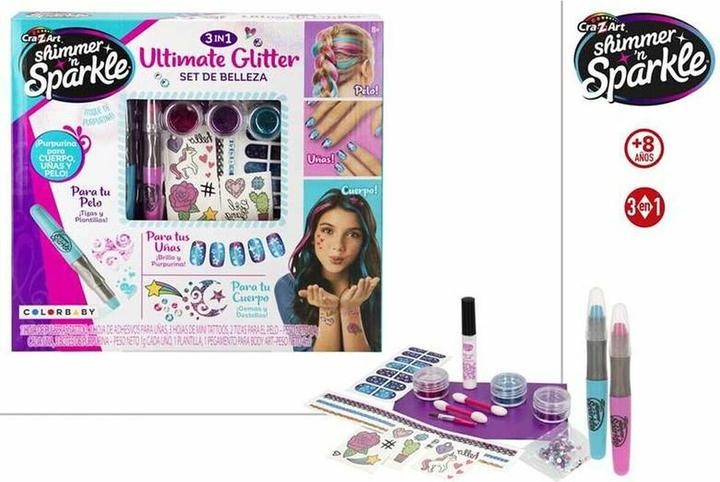 Produktbild Colorbaby Schminkset für Kinder Ultimate Glitter 16 Stücke